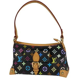 Louis Vuitton Eliza Shoulder Bag Monogram Multicolor Noir Black